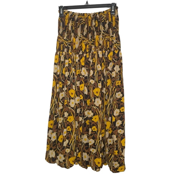 Rebecca Taylor Daphne Fleur Mesh Midi Skirt sz XS - Picture 1 of 11